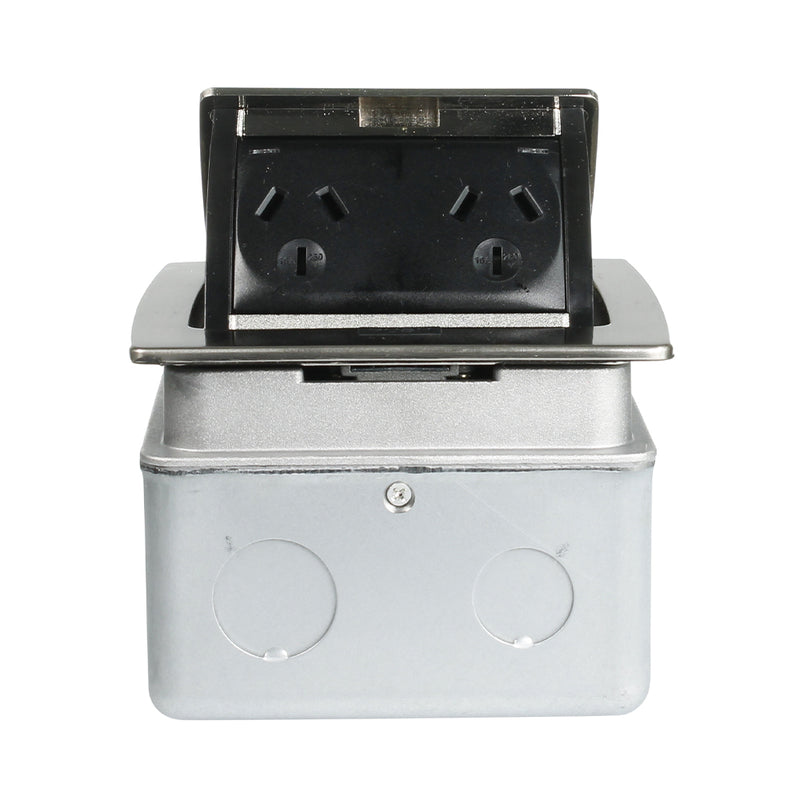 Clipsal Pop Up Power Outlet - Stainless Steel